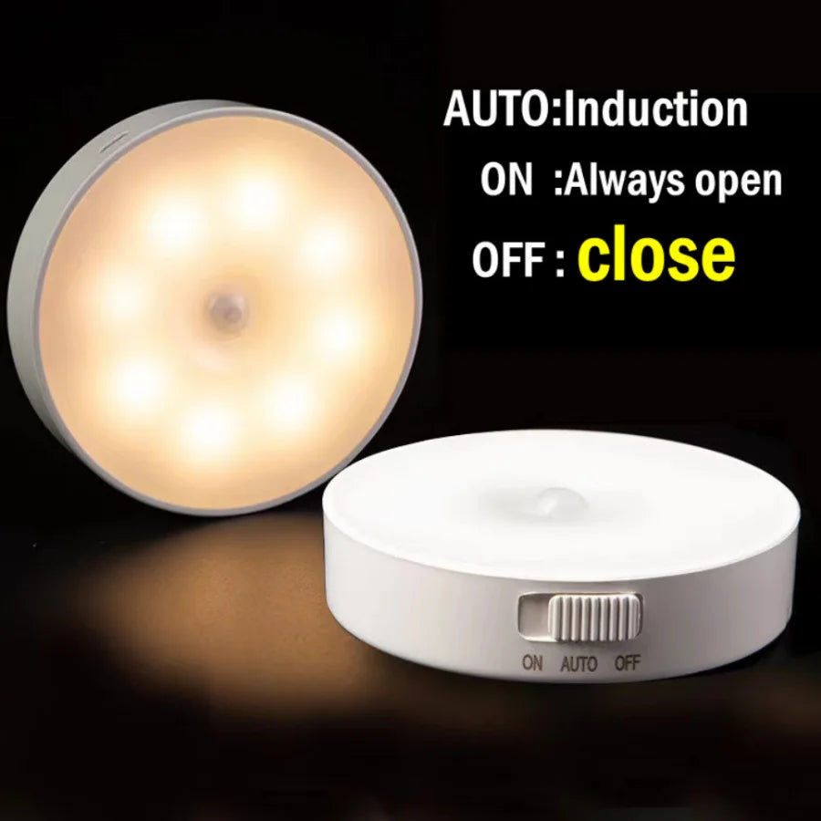 Motion Sensor LED Night Light – USB Rechargeable
