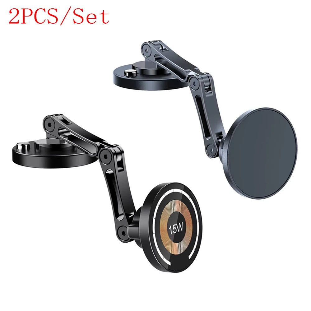 Magnetic Car Phone Holder with Wireless Charging