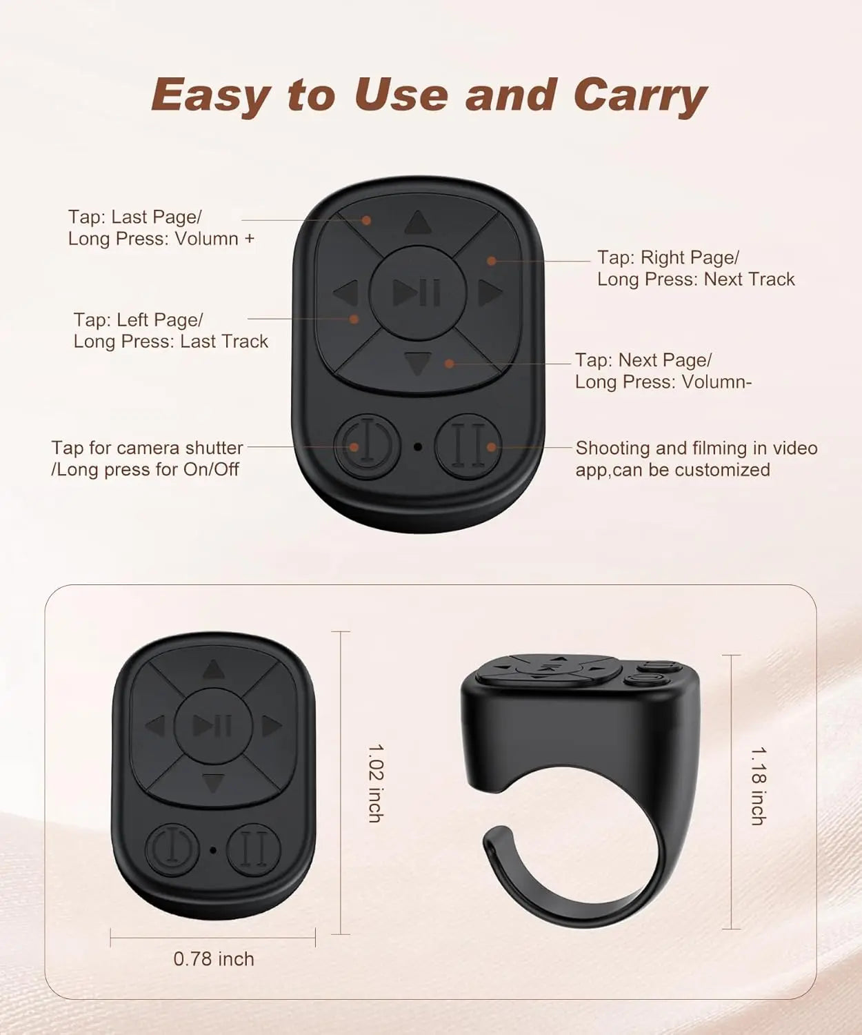 TikTok Scrolling Remote Ring