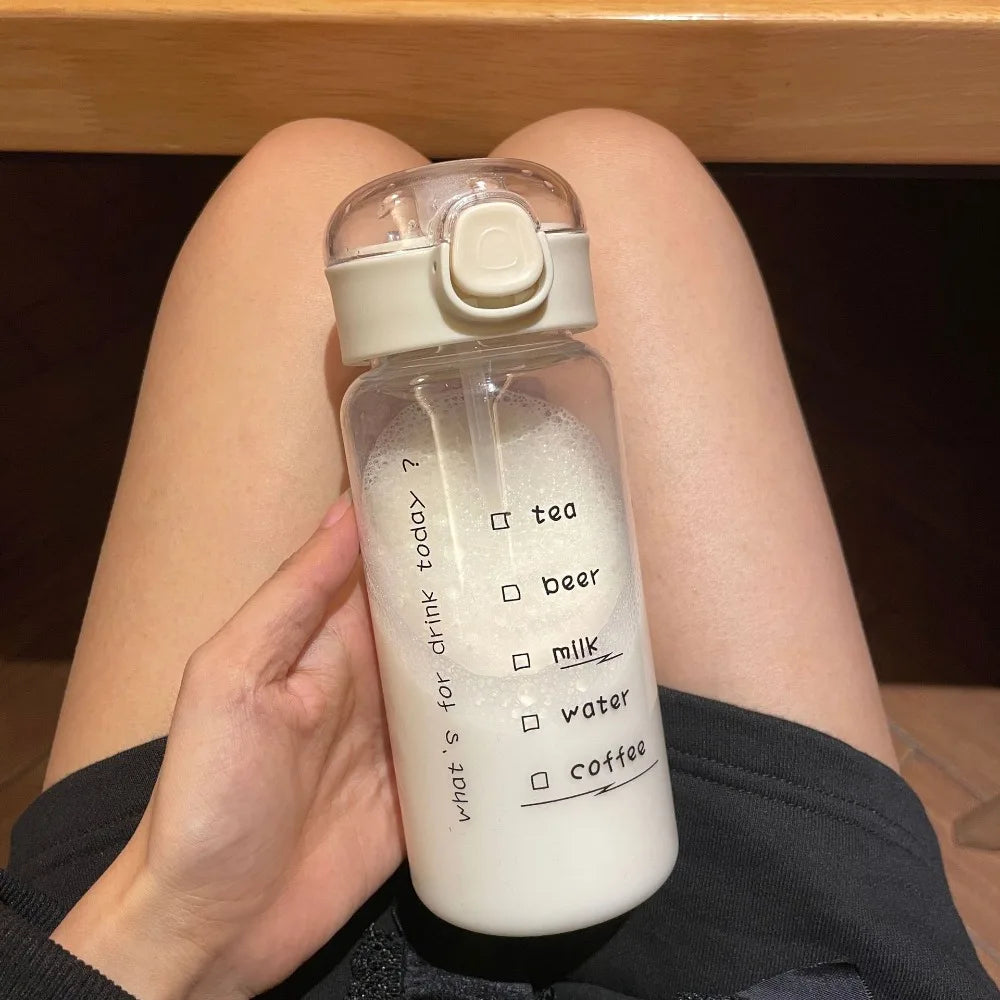 520ml Kids Sippy Cup Water Bottles Creative Cartoon Feeding with Straws and Lids Spill Proof Portable Toddlers Beverage Cups