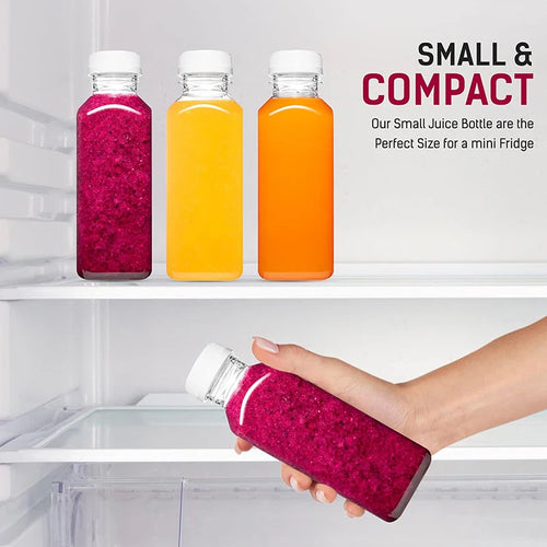 120-500ml Plastic Juice Bottles Long-Lasting, Spill-Proof, Milk Tea - Easy Cleaning and Refilling Clear Water Bottle Portable ﻿