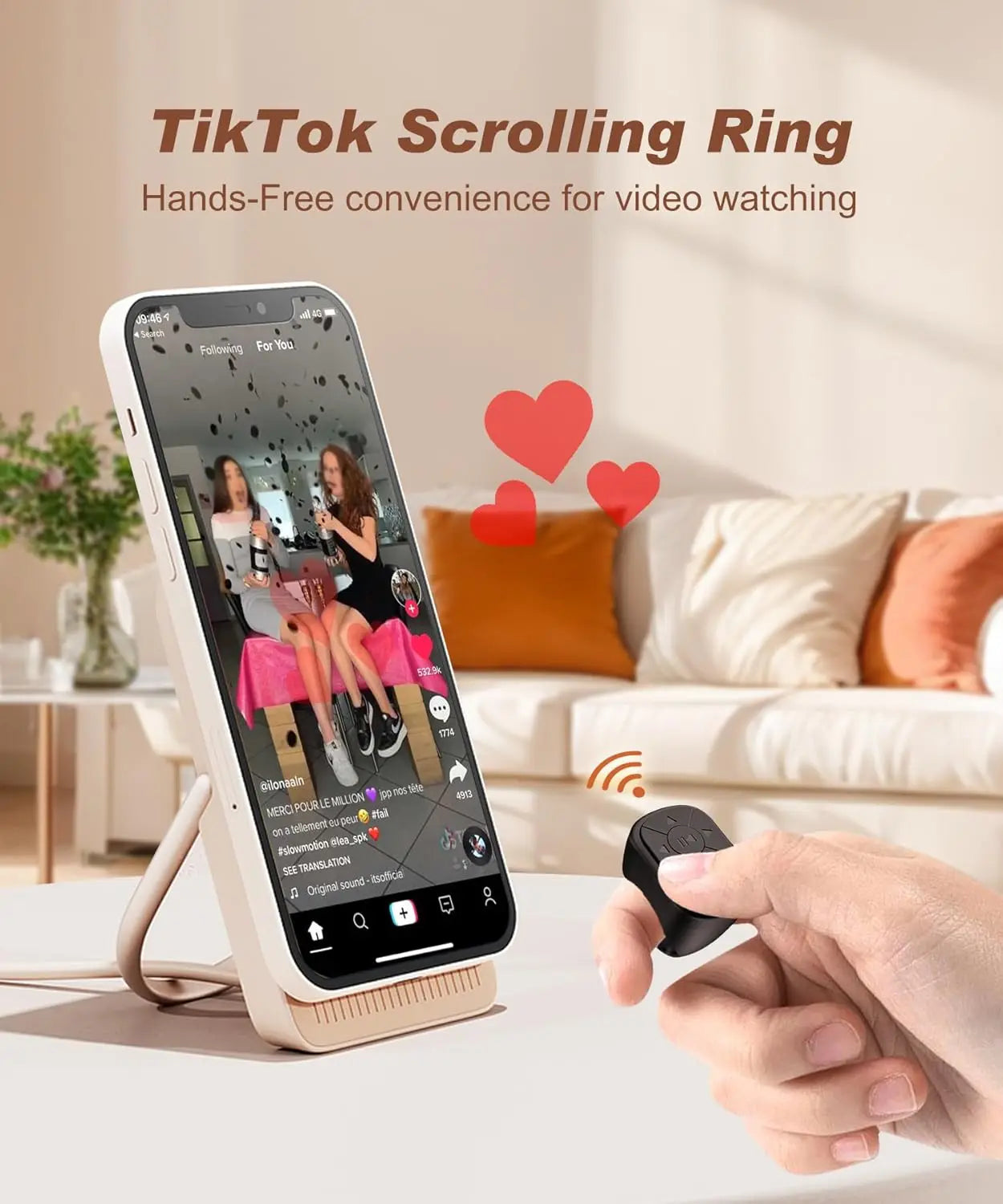 TikTok Scrolling Remote Ring